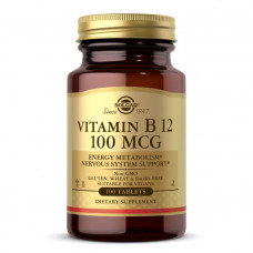 Solgar Vitamin B-12 100mcg Tablets