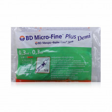 Bd Microfine Insulin Syringe 0.3ml 30gm