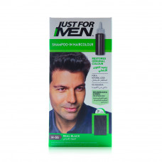 Just for men shampoo-in haircolor real black 2x30ml