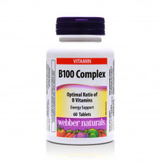 Webber Naturals Vitamin B 100 Complex Tablets