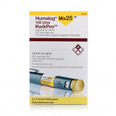 Humalog Kwik Pen Mix 25 100/3ml Prefilled