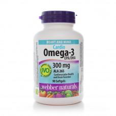 Webber Naturals Omega 3 Cardio Softgels