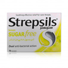 Strepsils Sugar-Free Lemon Lozenges