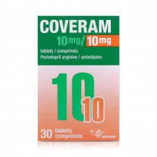 Coveram 10mg/10mg Tablets