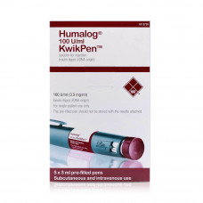 Humalog Kwik Pen 100 U/ml 5x3ml Prefilled