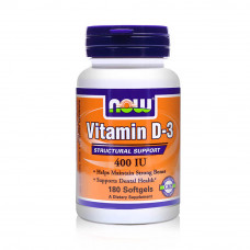 Now Vitamin D3 400Iu