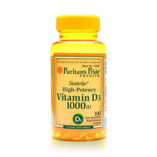 Puritan's Pride High Potency Vitamin D-3 1000Iu