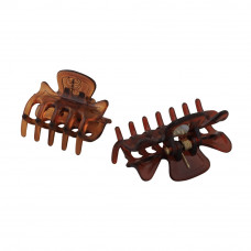 Hair Clips Brown Small Dm