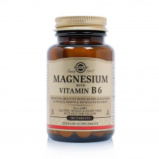 Solgar Magnesium + B6 Tablets