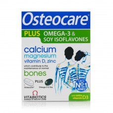 Vitabiotics Osteocare Plus Soy Omega-3 Tablets