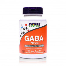 Now Gaba 750mg Veg Capsules