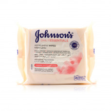 Johnson's daily essentials refreshing cleansing wipes for normal skin – 25 wipes