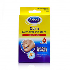 Scholl Corn Removal Plasters Wash Proof
