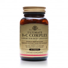 Solgar Ultimate B+C Complex Stress Formula Tablets