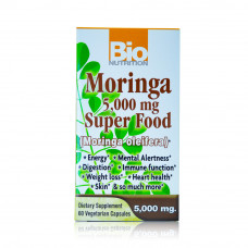 Bio nutrition moringa super food 5,000 mg – 60 vegetarian capsules