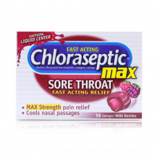 Chloraseptic Max Lozenges Wild Berries