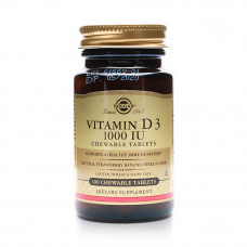 Solgar Vitamin D3 1000Iu Chewable Tablets