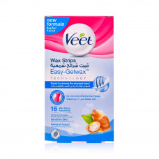 Veet Cold Gel Wax Strips Sensitive Skin
