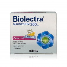 Biolectra magnesium 300mg direct sticks – 20 sticks