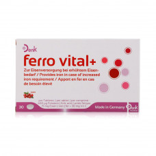 Denk ferro vital+ tablets – 30 chewable tablets
