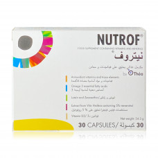 Nutrof D Eye Vitamins & Mineral Supplement, 30 Capsules