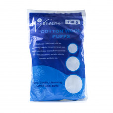 Healthease cotton wool puffs 100g