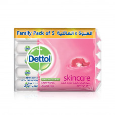 Dettol Antibacterial Wipes Skincare 5Pk