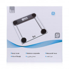 Perma Neza Digital Weighing Scale White Glass