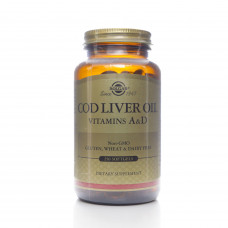 Solgar Cod Liver Oil Vit A&D Capsules 