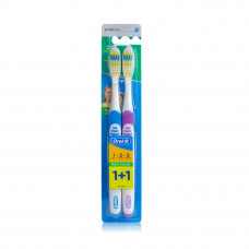 Oral-B Toothbrush Maxi Clean 3 Effect Medium 1+1