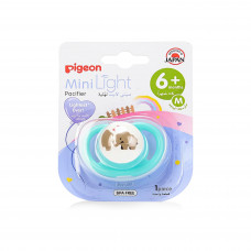 Pigeon Minilight Pacifier 6+M Medium Blue 78460