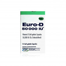 Euro d 50,000 iu soft gel capsules – 15 capsules