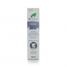 Dr Organic Act Charcoal Whitening Toothpaste 
