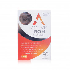 Active 25mg Iron Supplement, 30 Capsules