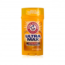 arm & hammer ultra max deodorant stick active sport 73g