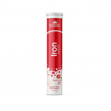 Sunshine Nutrition Iron Blood Orange Effervescent Tablets 