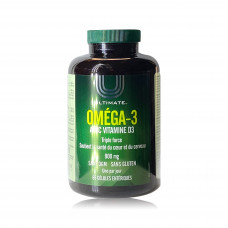 Ultimate omega-3 900mg with vitamin d3 softgels – 65 softgels