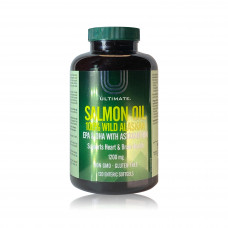 Ultimate salmon oil 1200mg 100% wild alaskan – 120 softgels