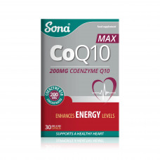Sona Coq10 Max 200mg Capsules 