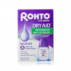 Rohto Dry Aid Restoring & Hydrating Sterile Eye Drops, 10ml