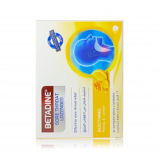 Betadine sore throat honey & lemon (24 lozenges) 