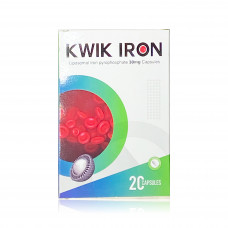 Kwik Iron Capsules, 20 Capsules