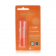 Beesline Ultrascreen Hypoallergenic Lip Balm with Vitamins, Beeswax & Precious Oils SPF30+, 1 Piece