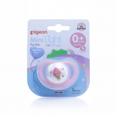 Pigeon Minilight Pacifier 0+ S 1Pcs Pink 78458