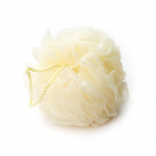 Bath Sponge with Nylon Biege