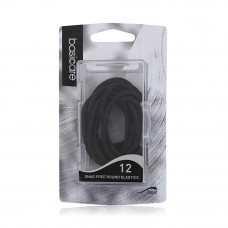 Round Snag Elastic Black '24