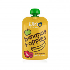 Ella's kitchen organic bananas & apples super smooth puree (120g)