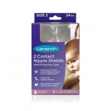 Lansinoh 2 Contact Nipple Shields 24mm 