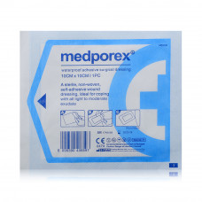 Medporex Waterproof Dressing 10x10cm