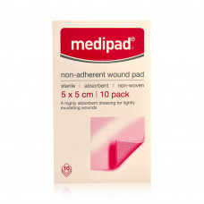 Medipad Sterile Wound Pad 5cmx5cm
